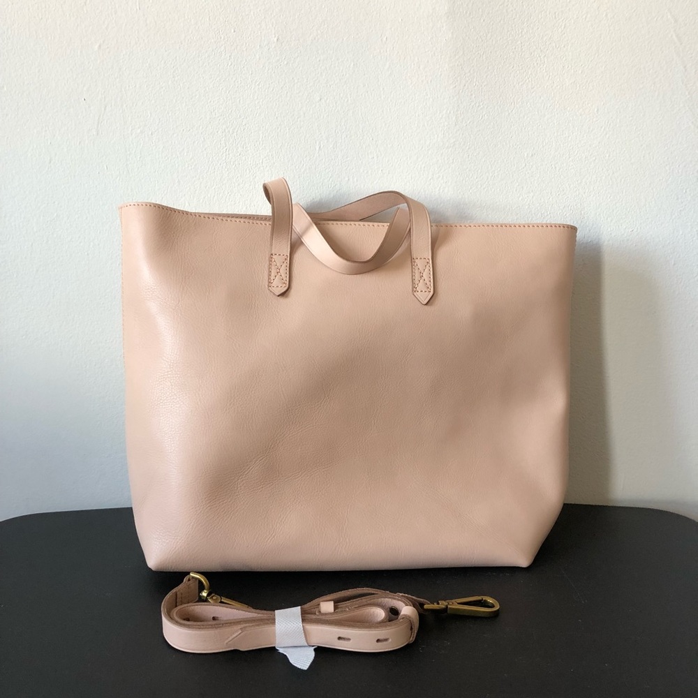 Madewell Zip Transport Tote in Blush